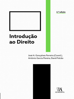 cover image of Introdução ao Direito--6ª Edição